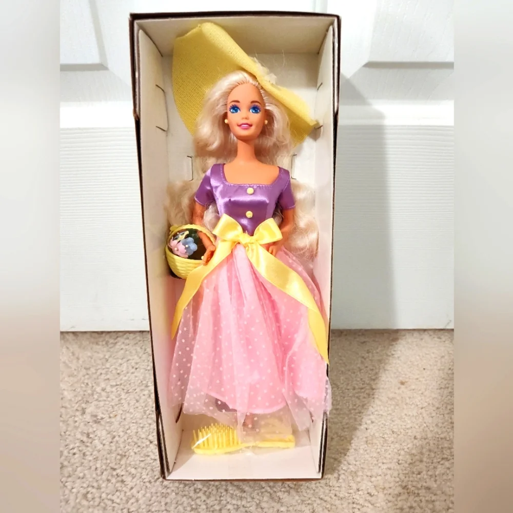 An Avon exclusive special edition spring blossom barbie, first in a series, nib